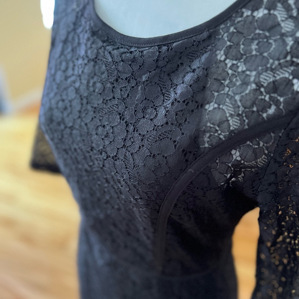 Elegant Black Lace Dress